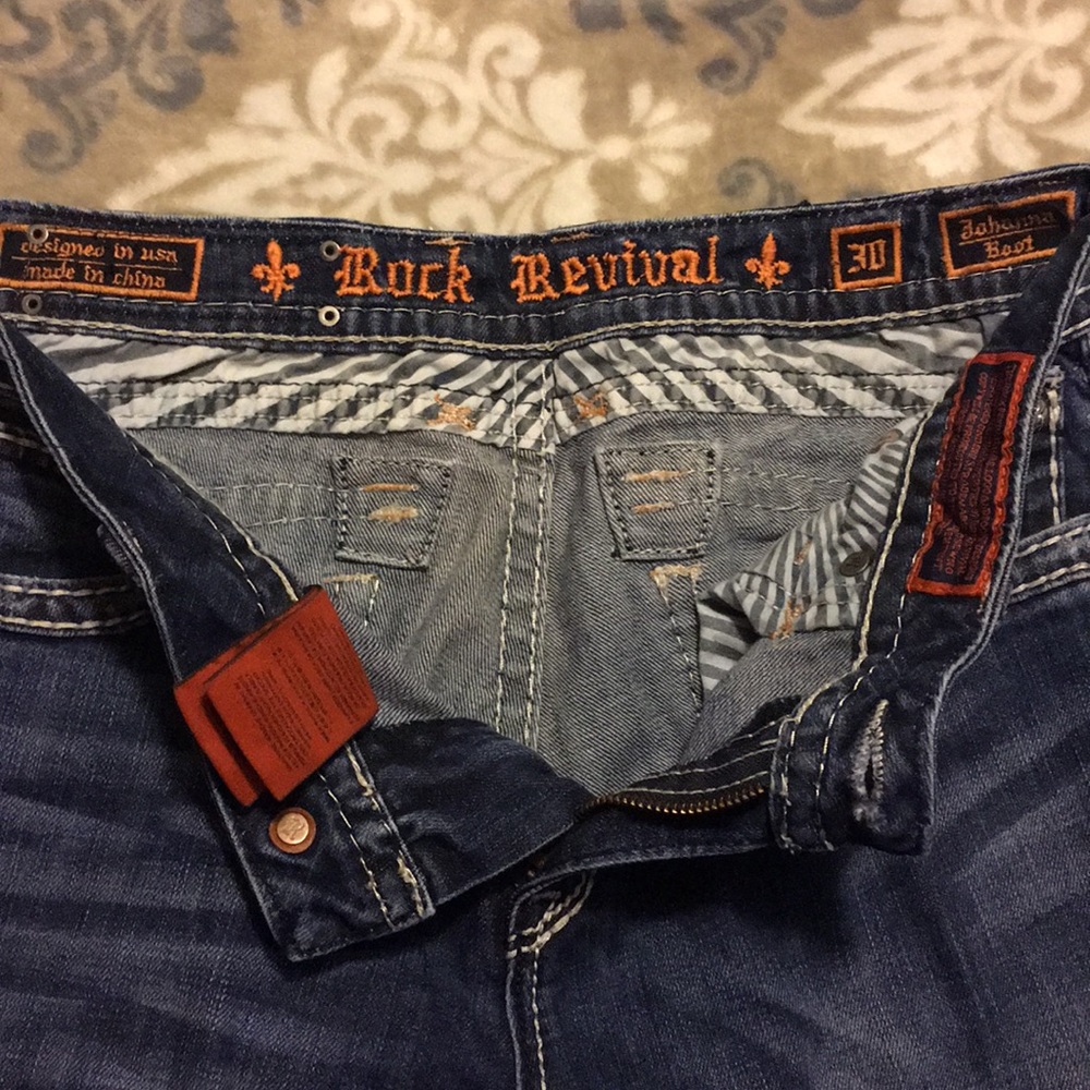 Rock Revival Size 30 Johanna Boot Cut 34’ length.
